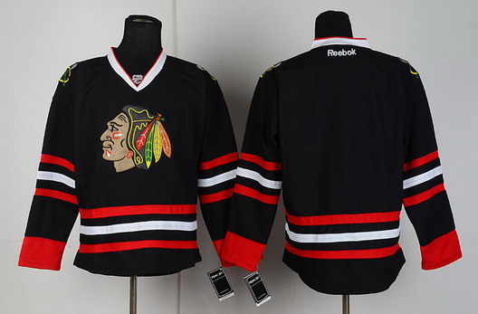 Chicago Blackhawks Blank Black Jersey Chicago Blackhawks Blank Black Jersey