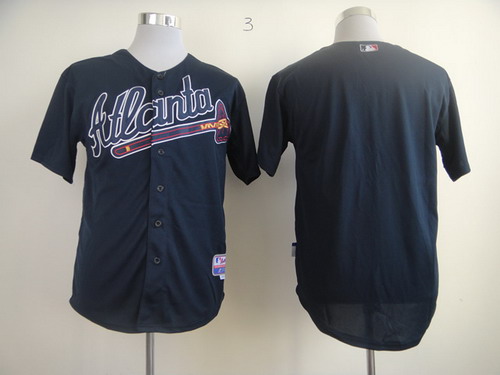 Atlanta Braves Blank Navy Blue Jersey Atlanta Braves Blank Navy Blue Jersey