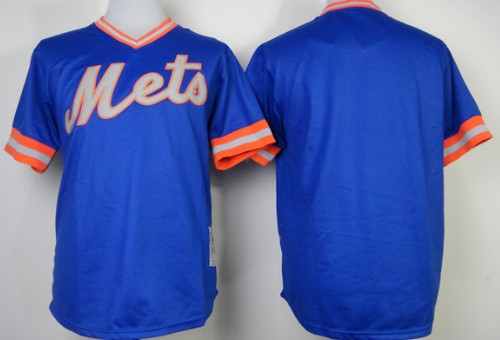 New York Mets Blank 1983 Blue Throwback Jersey New York Mets Blank 1983 Blue Throwback Jersey