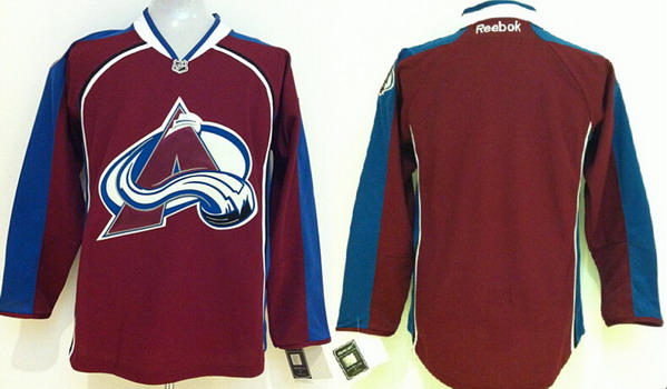 Colorado Avalanche Blank Red Jersey Colorado Avalanche Blank Red Jersey