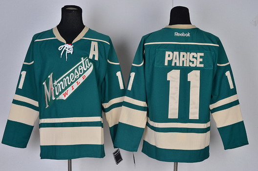 Minnesota Wild #11 Zach Parise Green Third Jersey Minnesota Wild #11 Zach Parise Green Third Jersey