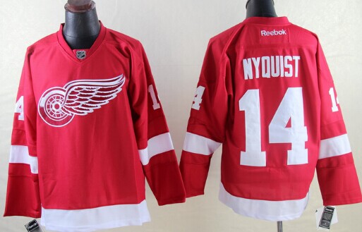 Detroit Red Wings #14 Gustav Nyquist Red Jersey Detroit Red Wings #14 Gustav Nyquist Red Jersey