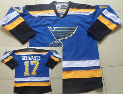 St. Louis Blues #17 Jaden Schwartz 2014 Blue Jersey St. Louis Blues #17 Jaden Schwartz 2014 Blue Jersey