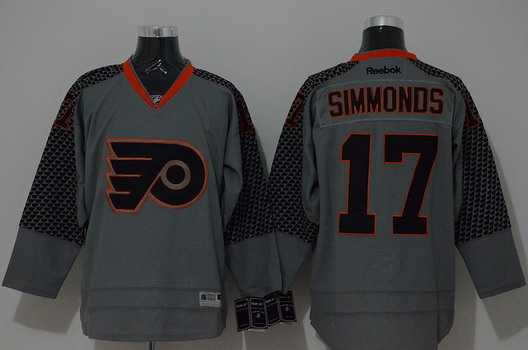 Philadelphia Flyers #17 Wayne Simmonds Charcoal Gray Jersey Philadelphia Flyers #17 Wayne Simmonds Charcoal Gray Jersey