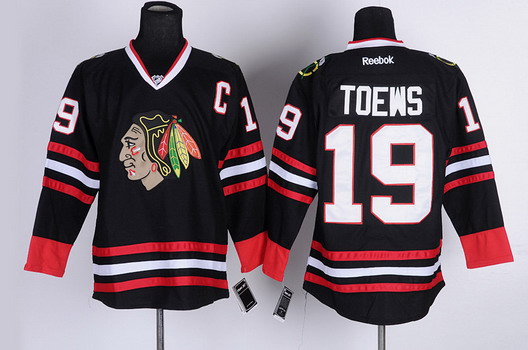 Chicago Blackhawks #19 Jonathan Toews Black Jersey Chicago Blackhawks #19 Jonathan Toews Black Jersey