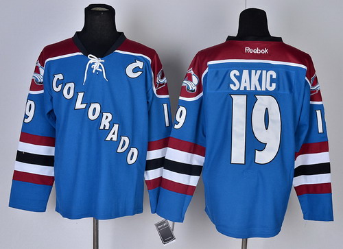 Colorado Avalanche #19 Joe Sakic Blue Third Jersey Colorado Avalanche #19 Joe Sakic Blue Third Jersey