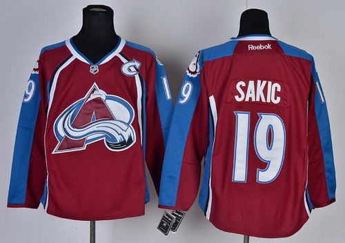 Colorado Avalanche #19 Joe Sakic Red Jersey Colorado Avalanche #19 Joe Sakic Red Jersey