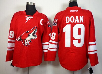 Men's Arizona Coyotes #19 Shane Doan Red Jersey