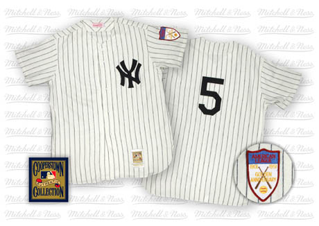New York Yankees #5 Joe DiMaggio 1951 White Throwback Jersey New York Yankees #5 Joe DiMaggio 1951 White Throwback Jersey