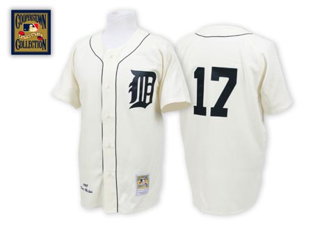 Detroit Tigers #17 Denny McClain 1968 White Throwback Jersey 