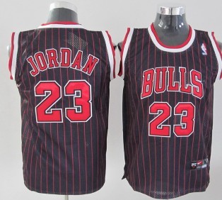 Chicago Bulls #23 Michael Jordan Black Pinstripe Kids Jersey Chicago Bulls #23 Michael Jordan Black Pinstripe Kids Jersey