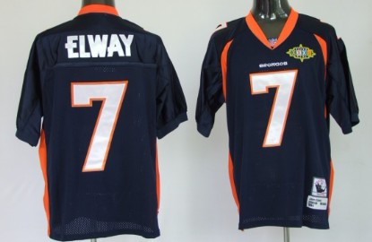 Denver Broncos #7 John Elway Blue Super Bowl Throwback Jersey Denver Broncos #7 John Elway Blue Super Bowl Throwback Jersey