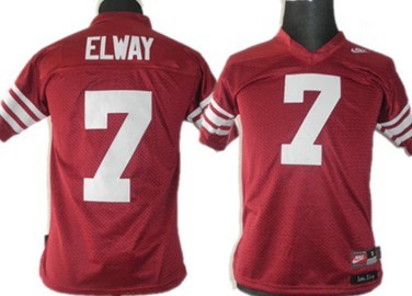 Standford Cardinals #7 Elways Red Kids Jersey