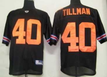 Reebok Arizona Cardinals #40 Pat Tillman Black Jersey 