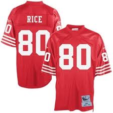 San Francisco 49ers #80 Jerry Rice Red Throwback Jersey 