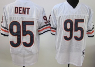 Chicago Bears #95 Richard Dent White Throwback Jersey Chicago Bears #95 Richard Dent White Throwback Jersey