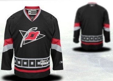 Carolina Hurricanes Youth Customized Black Third Jersey