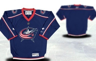 Columbus Blue Jackets Youth Customized Blue Jersey