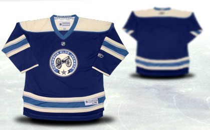 Columbus Blue Jackets Youth Customized Blue Third Jersey