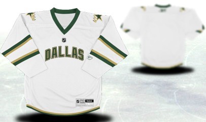 Dallas Stars Youth Customized White Jersey