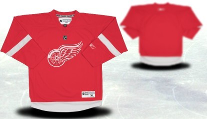 Detroit Red Wings Youth Customized Red Jersey