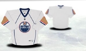 Edmonton Oilers Youth Customized White Jersey