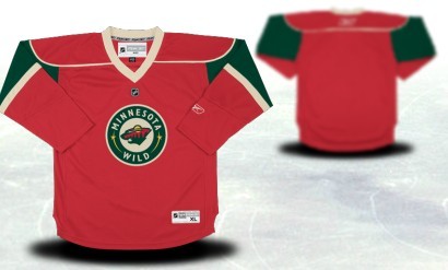 Minnesota Wild Youth Customized Red Jersey