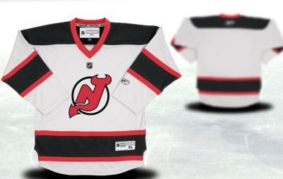 New Jersey Devils Youth Customized White Jersey