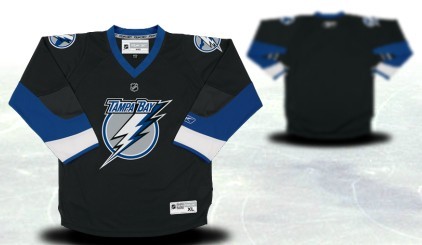 Tampa Bay Lightning Youth Customized Black Jersey