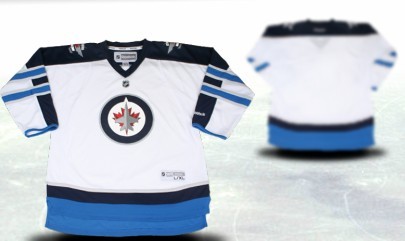 Winnipeg Jets Youth Customized 2012 White Jersey