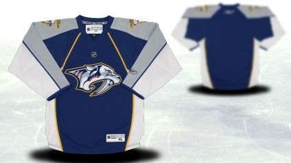 Nashville Predators Youth Customized Blue Jersey