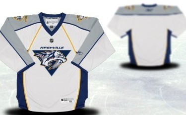 Nashville Predators Youth Customized White Jersey
