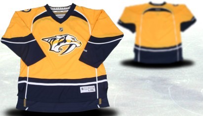 Nashville Predators Youth Customized 2012 Yellow Jersey