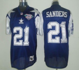 Dallas Cowboys #21 Sanders Blue Thanksgiving 75TH Throwback Jersey Dallas Cowboys #21 Sanders Blue Thanksgiving 75TH Throwback Jersey