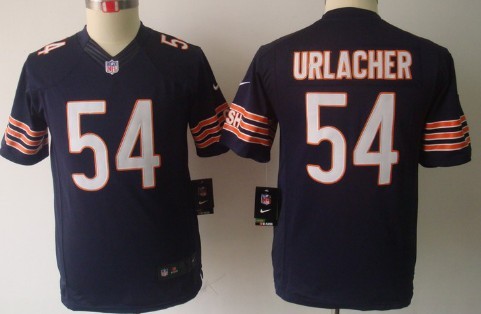 Nike Chicago Bears #54 Brian Urlacher Blue Limited Kids Jersey Nike Chicago Bears #54 Brian Urlacher Blue Limited Kids Jersey