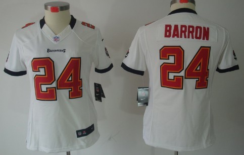 Nike Tampa Bay Buccaneers #24 Mark Barron White Limited Womens Jersey Nike Tampa Bay Buccaneers #24 Mark Barron White Limited Womens Jersey