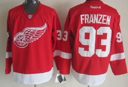 Detroit Red Wings #93 Johan Franzen Red Jersey Detroit Red Wings #93 Johan Franzen Red Jersey