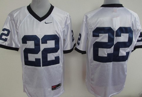 Penn State Nittany Lions #22 White Jersey Penn State Nittany Lions #22 White Jersey