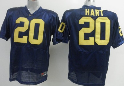 Michigan Wolverines #20 Mike Hart Navy Blue Jersey Michigan Wolverines #20 Mike Hart Navy Blue Jersey