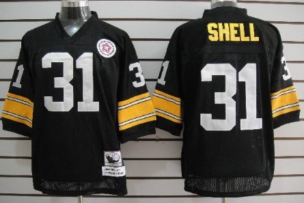 Pittsburgh Steelers #31 Donnie Shell Black Throwback Jersey Pittsburgh Steelers #31 Donnie Shell Black Throwback Jersey