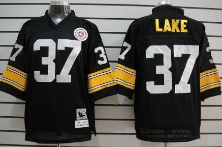 Pittsburgh Steelers #37 Carnell Lake Black Throwback Jersey Pittsburgh Steelers #37 Carnell Lake Black Throwback Jersey