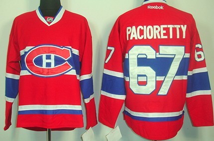 Montreal Canadiens #67 Max Pacioretty Red CH Jersey Montreal Canadiens #67 Max Pacioretty Red CH Jersey