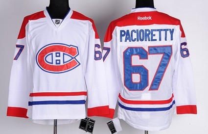 Montreal Canadiens #67 Max Pacioretty White Jersey Montreal Canadiens #67 Max Pacioretty White Jersey