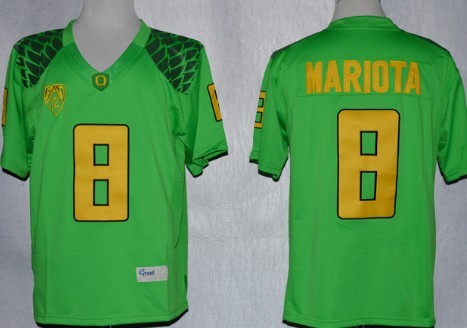 Oregon Ducks #8 Marcus Mariota 2013 Light Green Limited Jersey Oregon Ducks #8 Marcus Mariota 2013 Light Green Limited Jersey