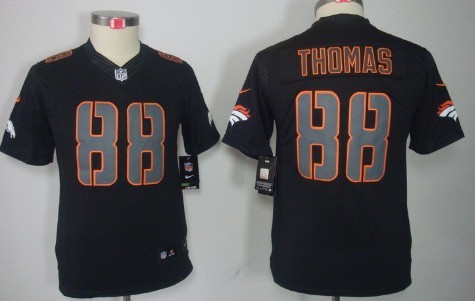 Nike Denver Broncos #88 Demaryius Thomas Black Impact Limited Kids Jersey Nike Denver Broncos #88 Demaryius Thomas Black Impact Limited Kids Jersey