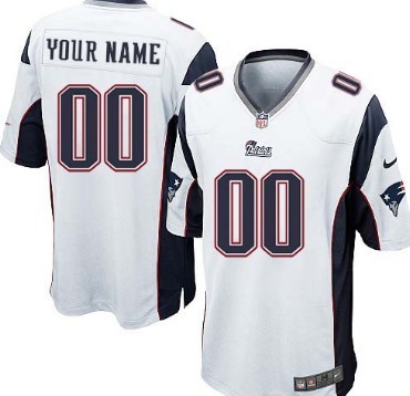 Kids' Nike New England Patriots Customized White Limited Jersey Kids' Nike New England Patriots Customized White Limited Jersey
