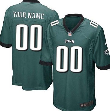 Men's Nike Philadelphia Eagles Customized Dark Green Limited Jersey Men's Nike Philadelphia Eagles Customized Dark Green Limited Jersey
