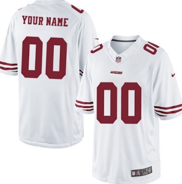 Men's Nike San Francisco 49ers Customized White Limited Jersey Men's Nike San Francisco 49ers Customized White Limited Jersey