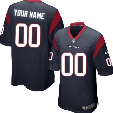 Kids' Nike Houston Texans Customized Blue Limited Jersey Kids' Nike Houston Texans Customized Blue Limited Jersey