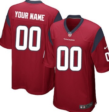 Kids' Nike Houston Texans Customized Red Limited Jersey Kids' Nike Houston Texans Customized Red Limited Jersey